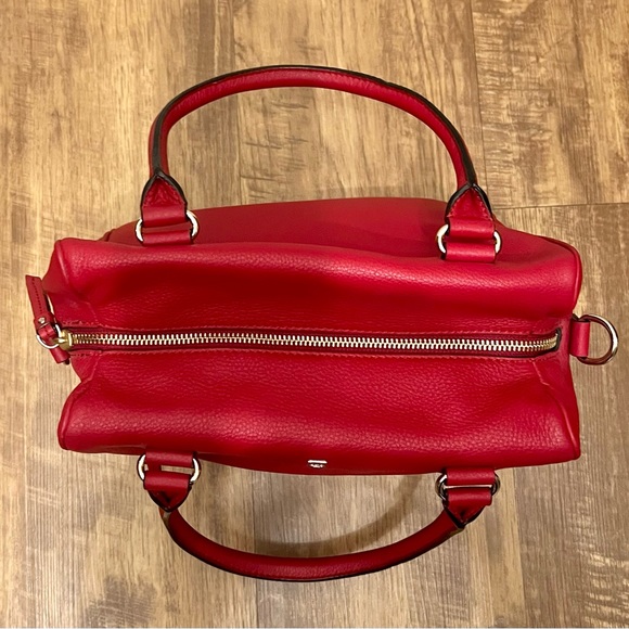 Kate Spade New York PillboxRed Leather Handbag/crossbody w/dust cover - Picture 6 of 13